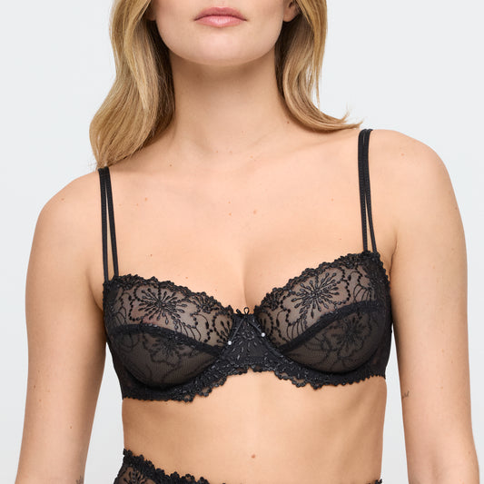 Marie Jo Jane Balcony Bra Horizontal Seam In Black