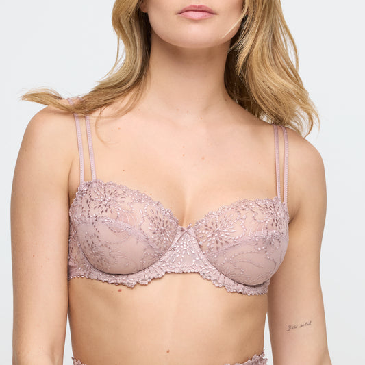Marie Jo Jane Balcony Bra Horizontal Seam In Bois De Rose