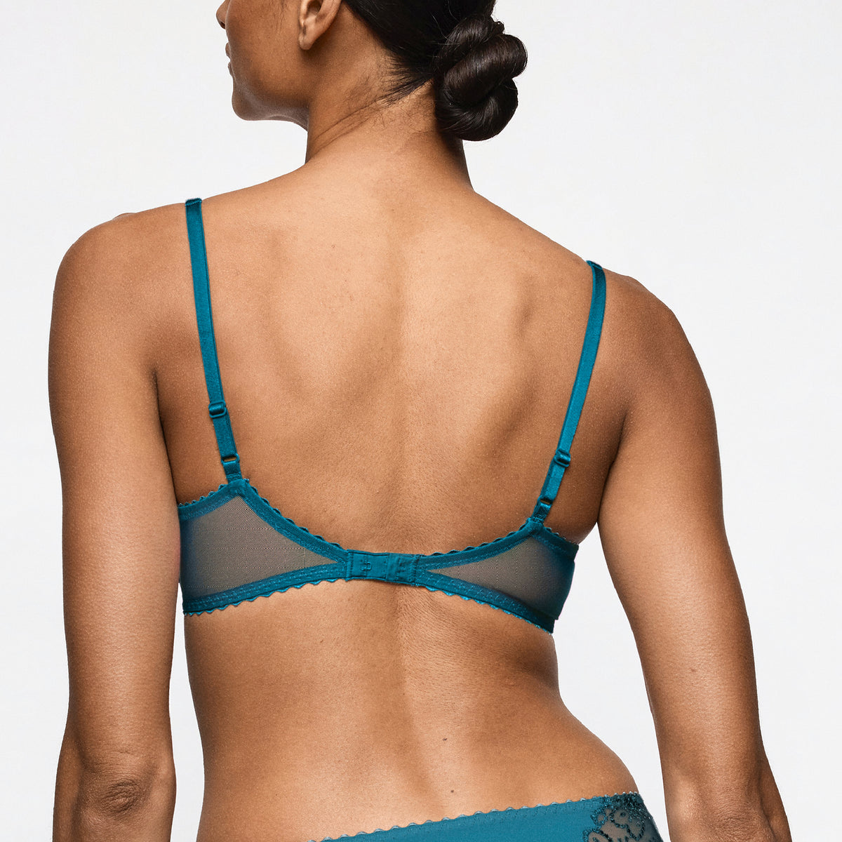 Marie Jo Jane Half Padded Balcony Bra In Peacock