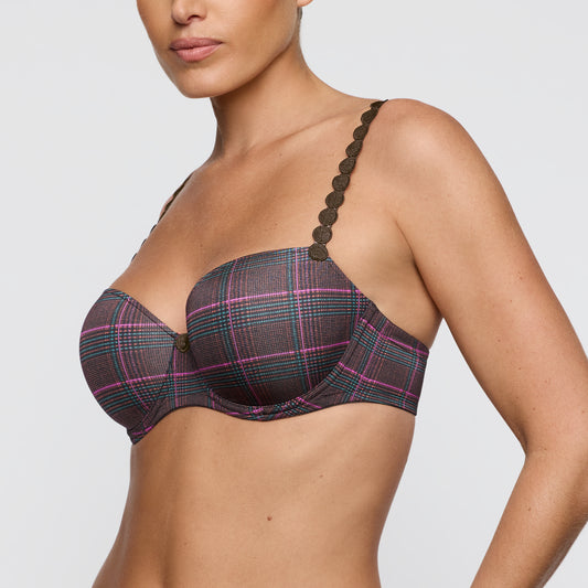 Marie Jo Tom Padded Balcony Bra In Wengé
