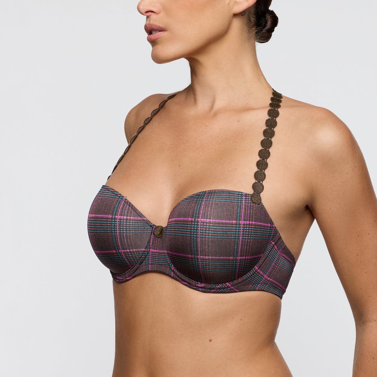 Marie Jo Tom Padded Balcony Bra In Wengé