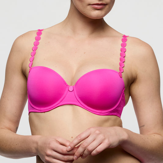 Marie Jo Tom Padded Balcony Bra In Influencer Pink