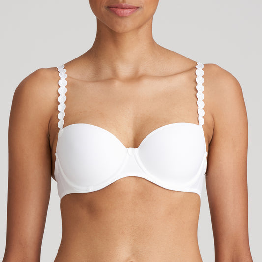 Marie Jo Tom Padded Balcony Bra In White