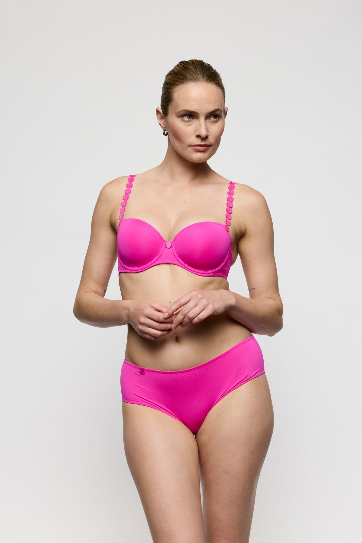 Marie Jo Tom Padded Balcony Bra In Influencer Pink