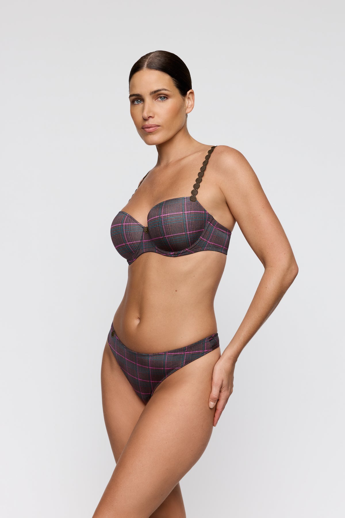 Marie Jo Tom Padded Balcony Bra In Wengé