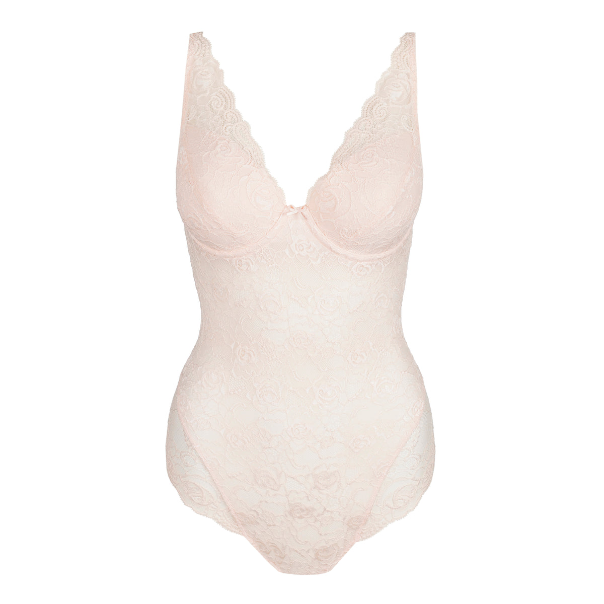 Marie Jo Cyrile Padded Plunge Body In Crystal Pink