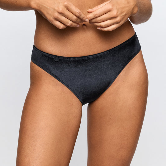 Marie Jo Tom Rio Briefs In Black Velvet