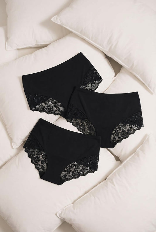Marie Jo Soft Studio Full Briefs 3-pack In Black