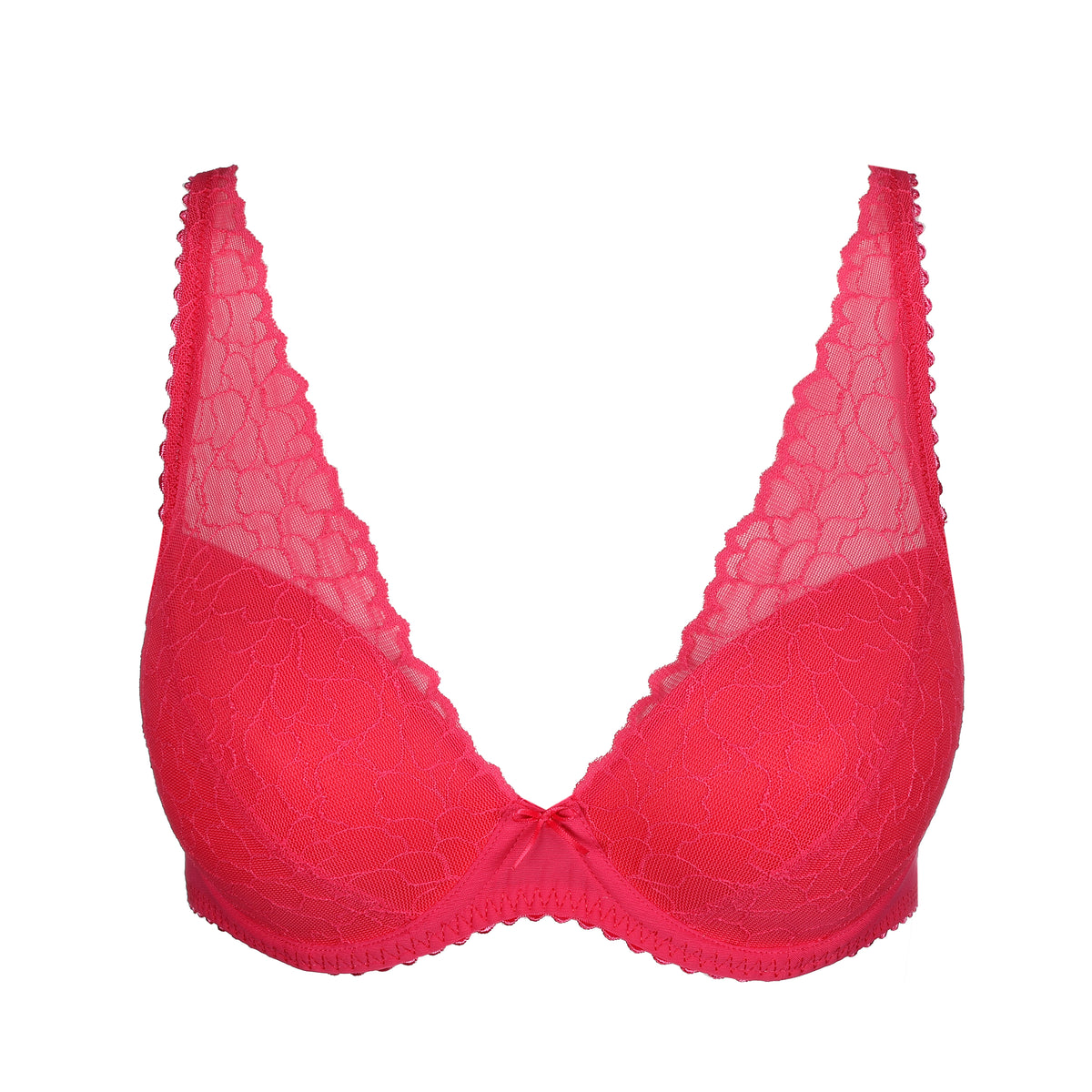 Marie Jo Azelie Padded Plunge Bra In Raspberry