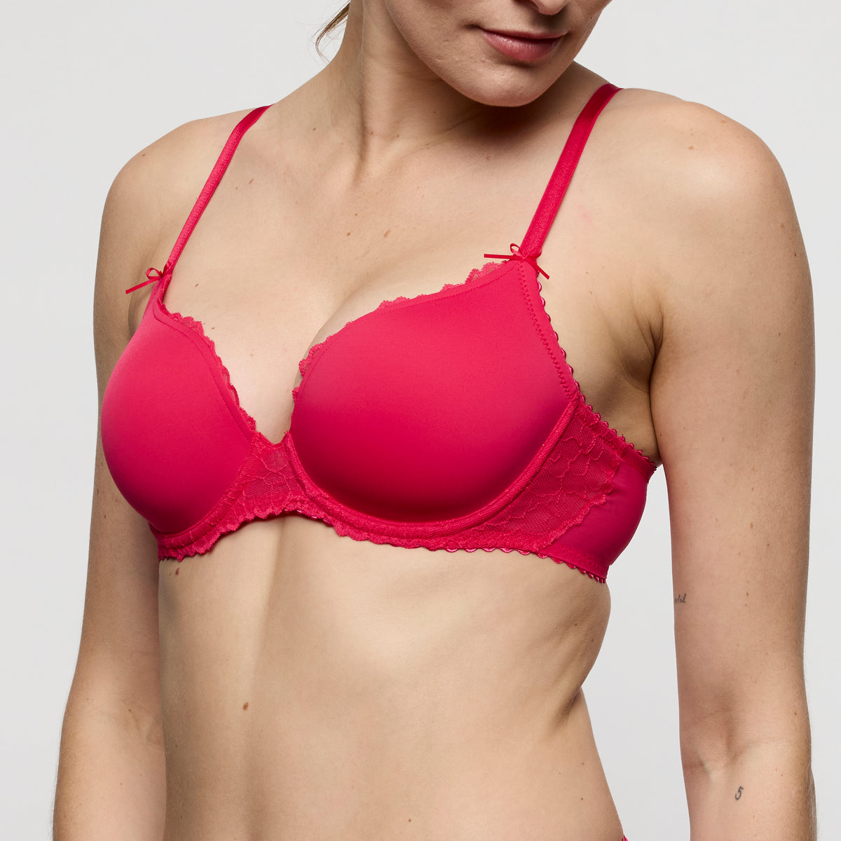 Marie Jo Azelie Padded Bra Heartshape In Raspberry