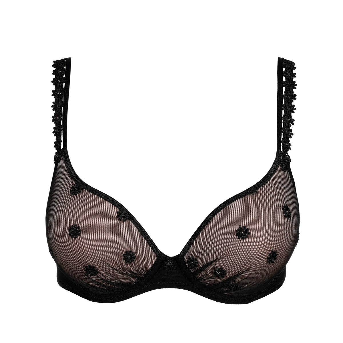 Marie Jo Daisy Padded Bra Heartshape In Black