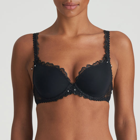 Marie Jo Jane Padded Bra Heartshape In Black