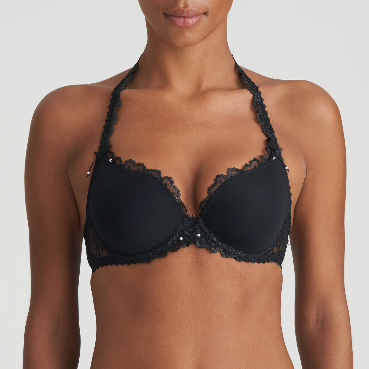 Marie Jo Jane Padded Bra Heartshape In Black