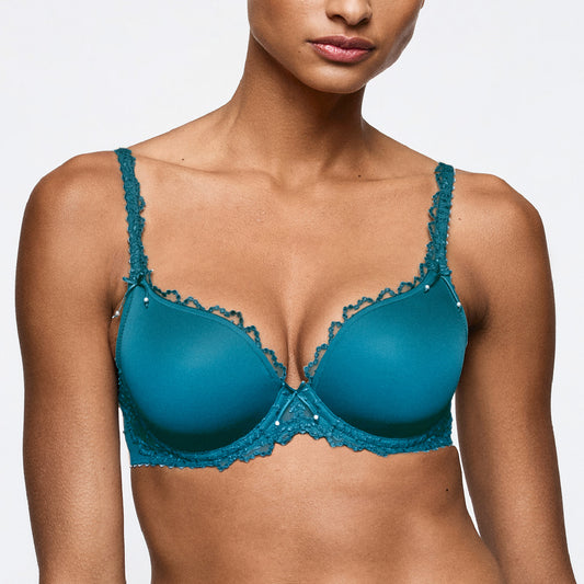 Marie Jo Jane Padded Bra Heartshape In Peacock
