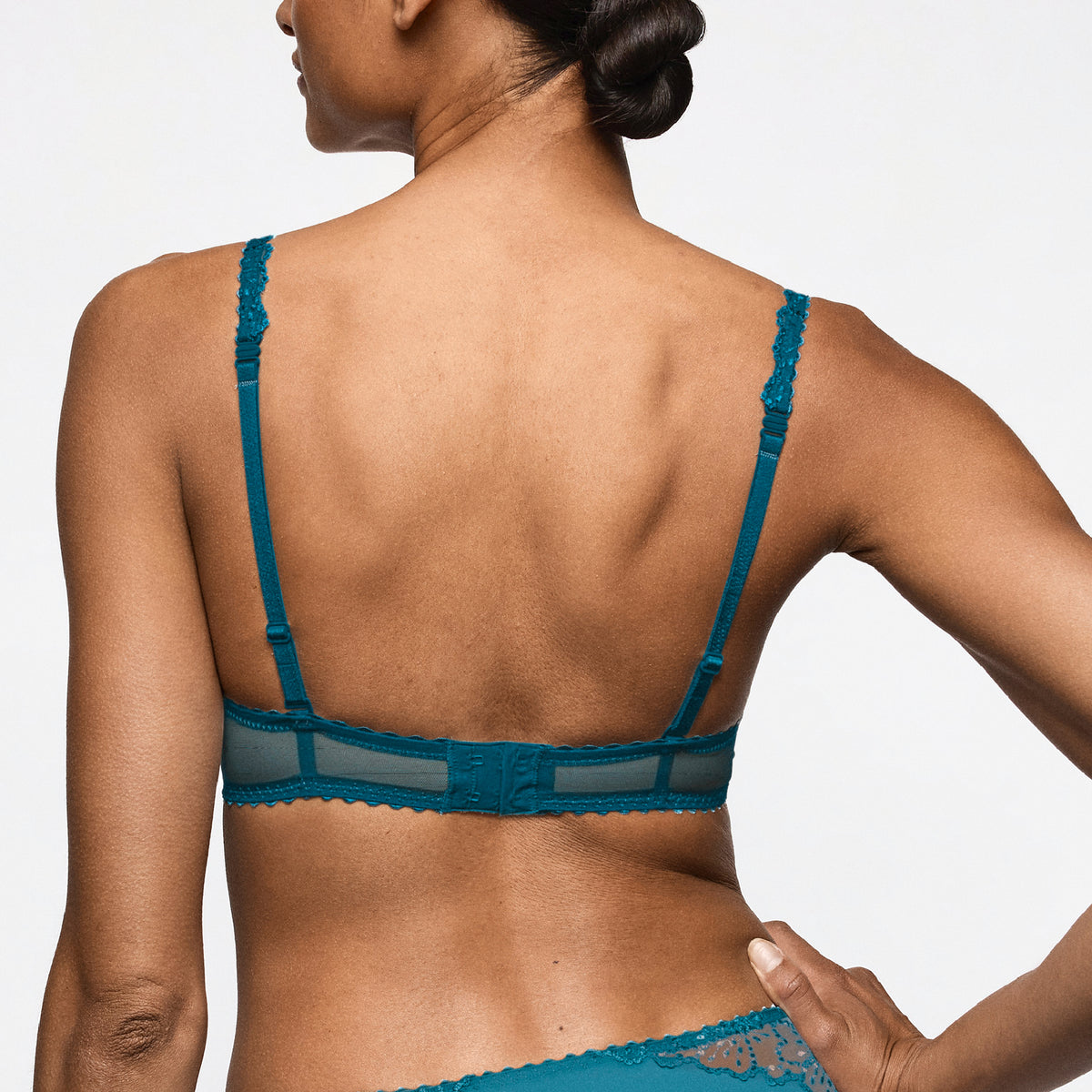 Marie Jo Jane Padded Bra Heartshape In Peacock