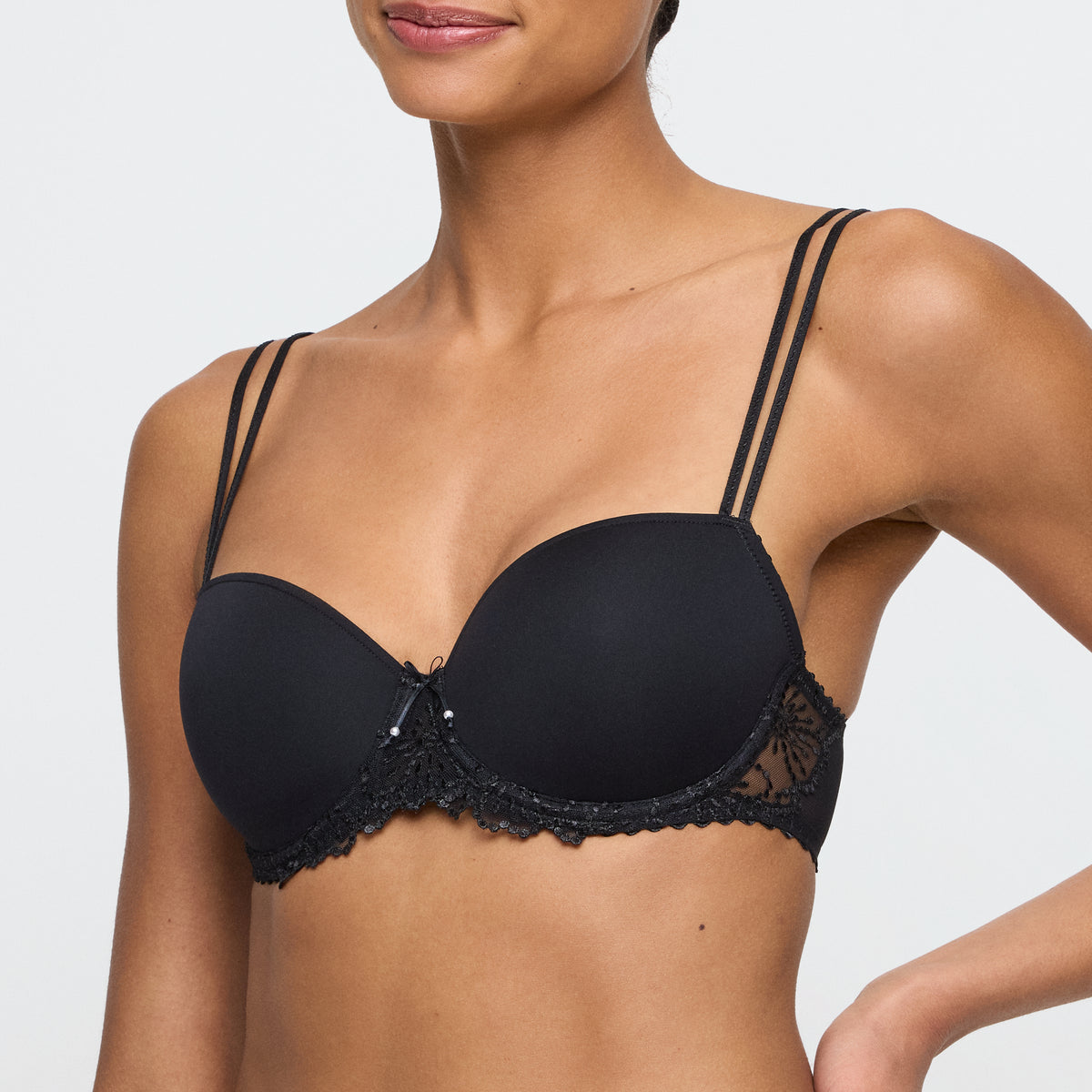 Marie Jo Jane Padded Balcony Bra In Black