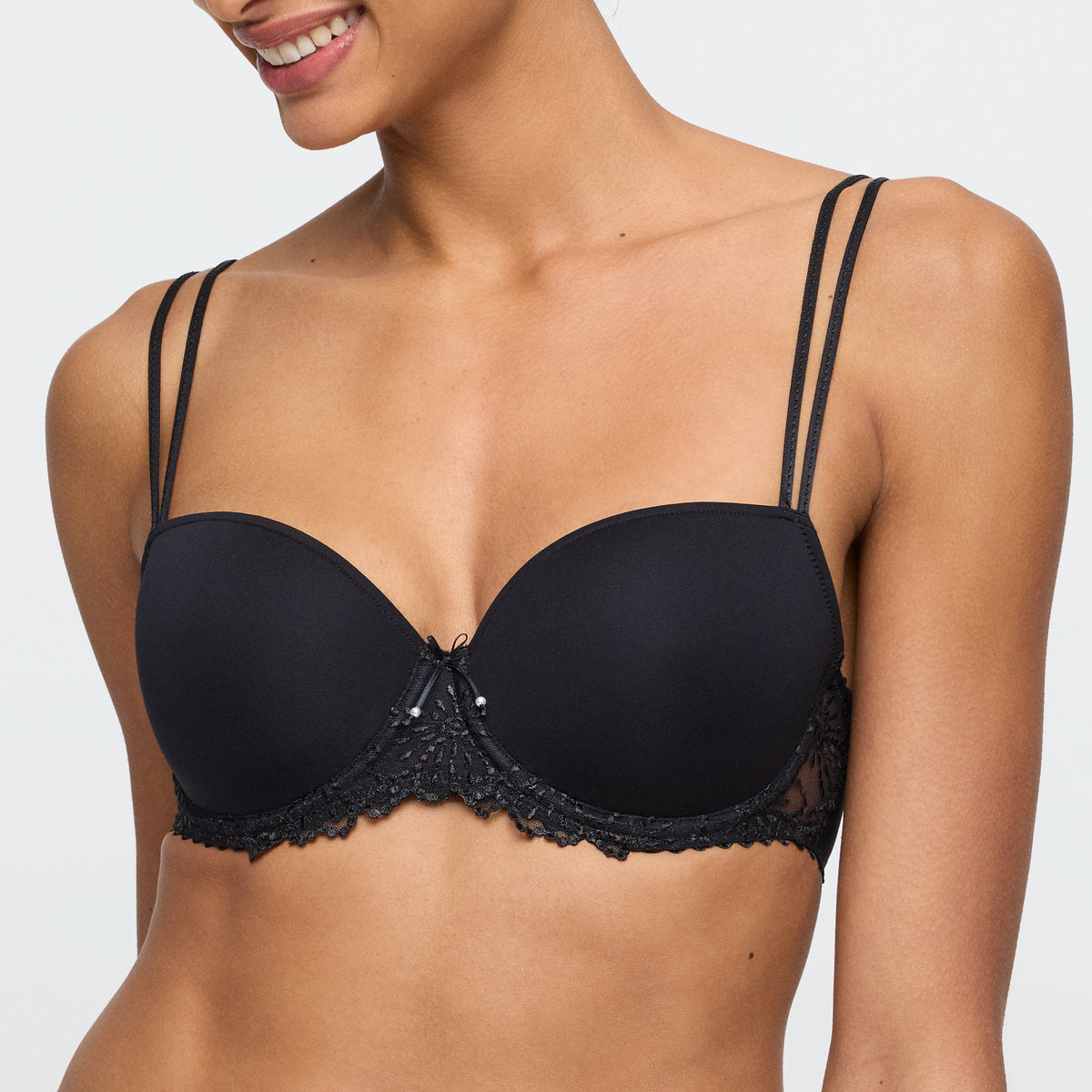 Marie Jo Jane Padded Balcony Bra In Black