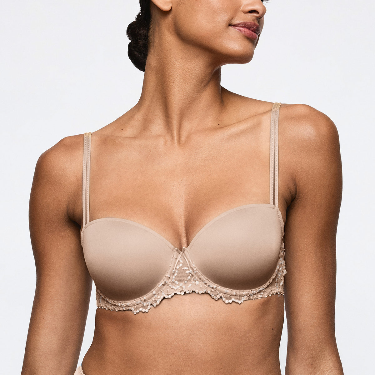 Marie Jo Jane Padded Balcony Bra In Sand