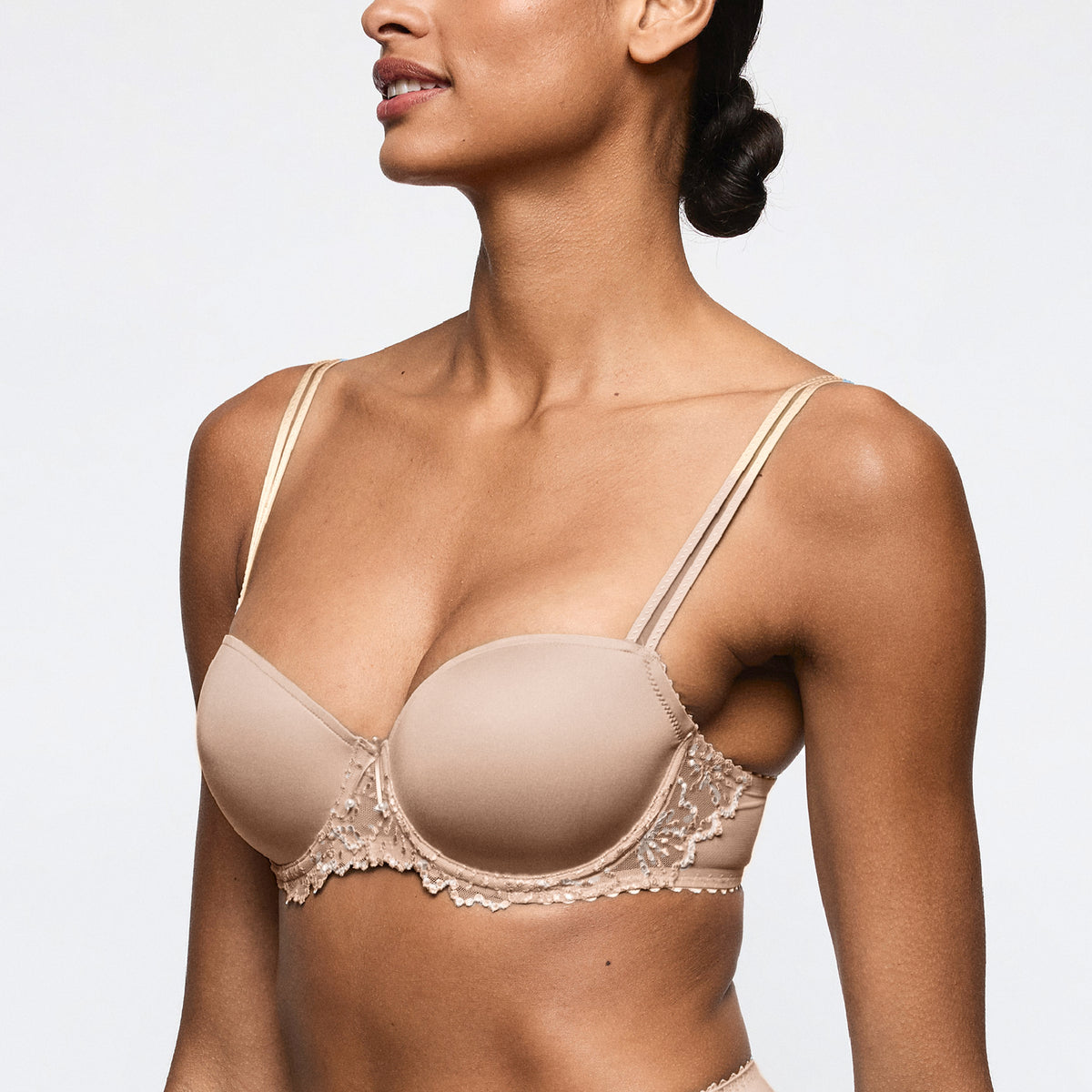Marie Jo Jane Padded Balcony Bra In Sand