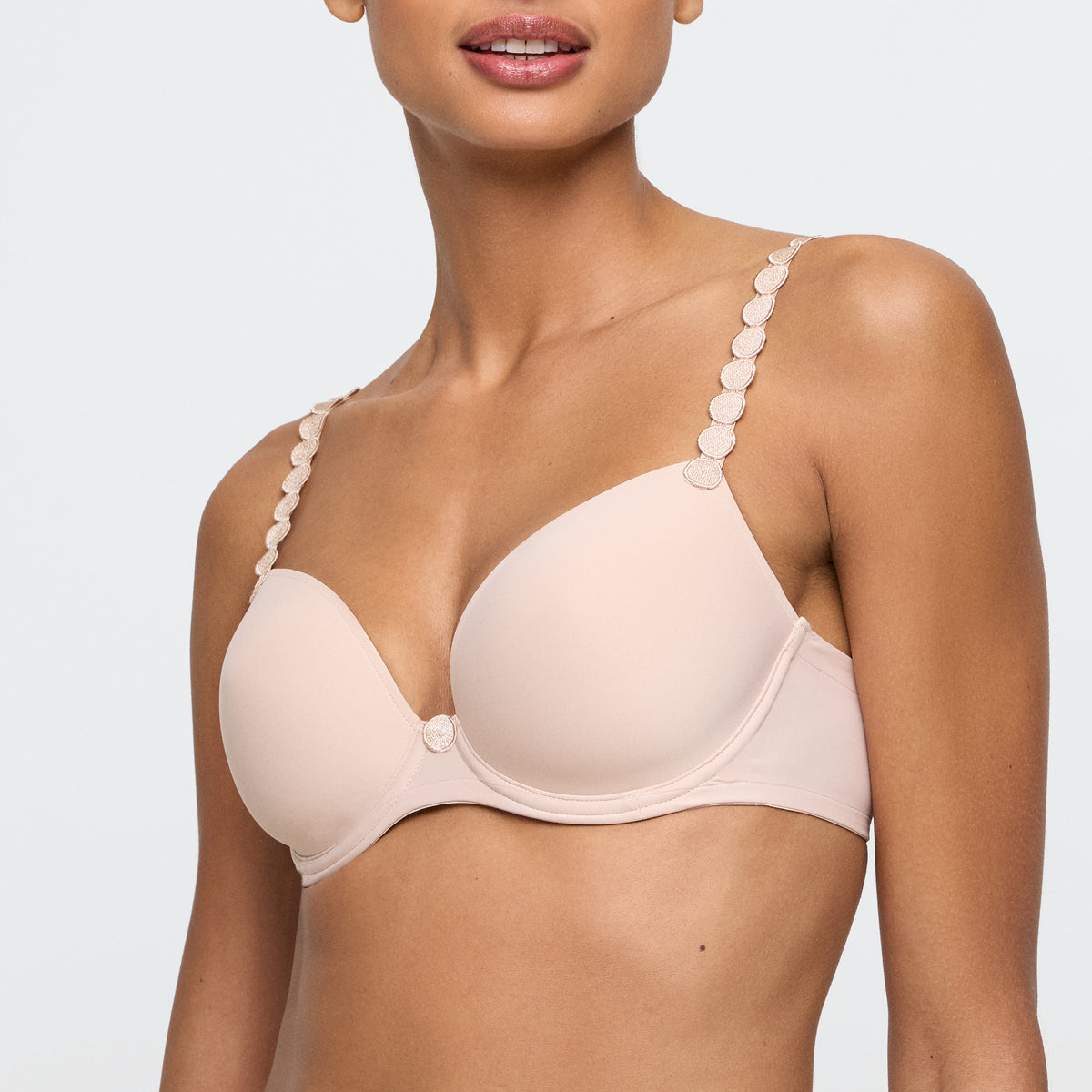Marie Jo Tom Padded Plunge Bra In Caffé Latte