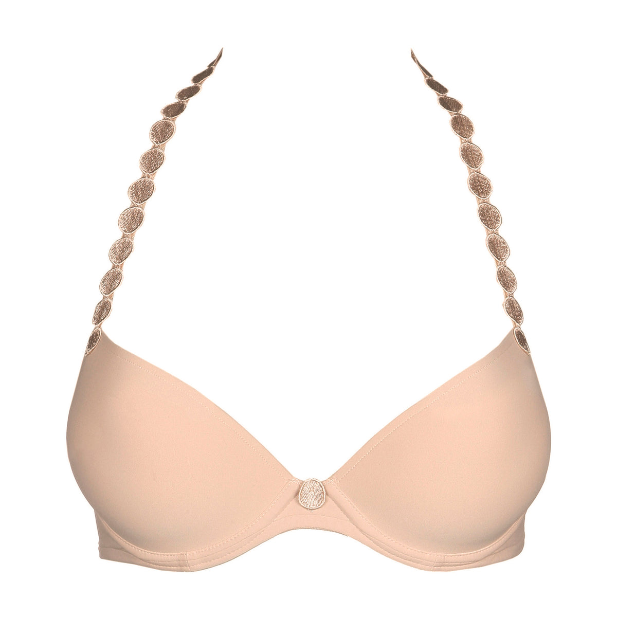 Marie Jo Tom Padded Plunge Bra In Caffé Latte