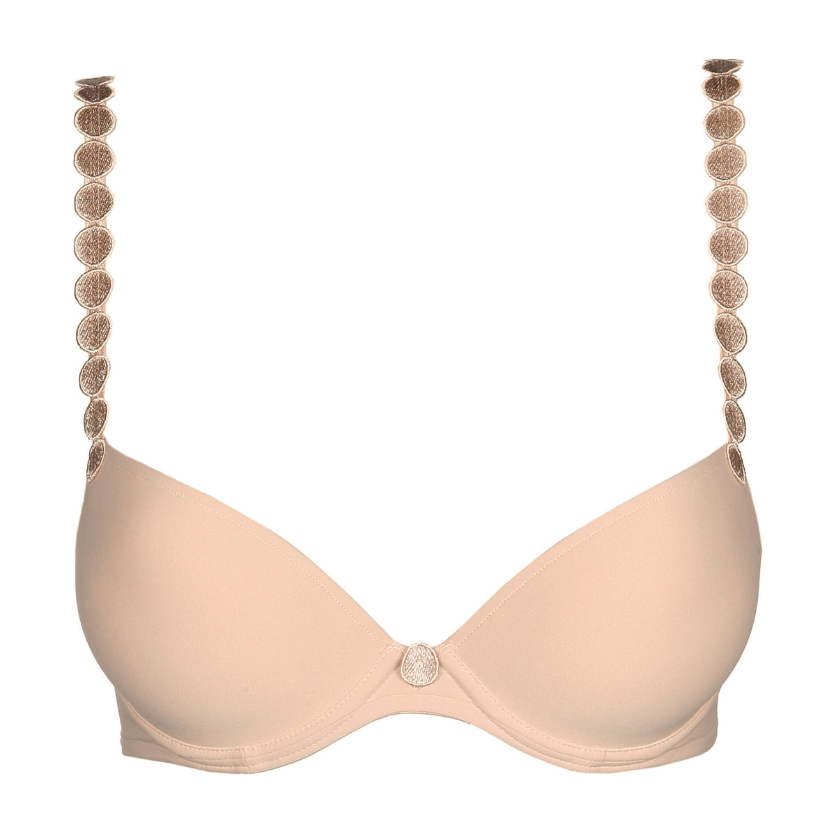Marie Jo Tom Padded Plunge Bra In Caffé Latte
