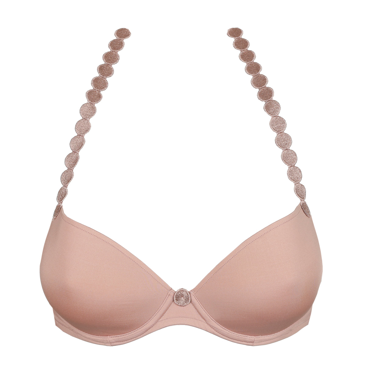 Marie Jo Tom Padded Plunge Bra In Cosmetic