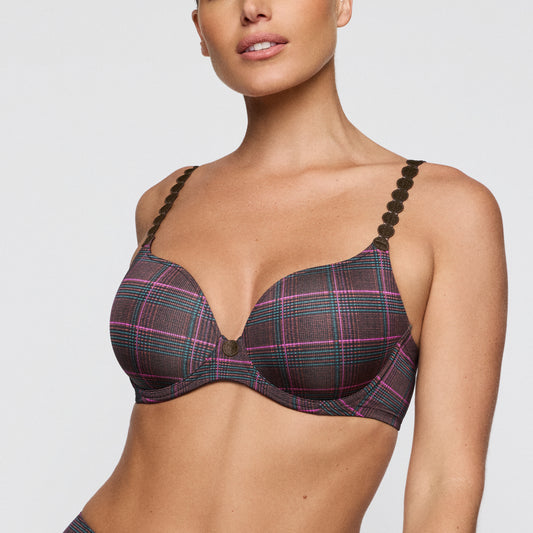 Marie Jo Tom Padded Bra Heartshape In Wengé