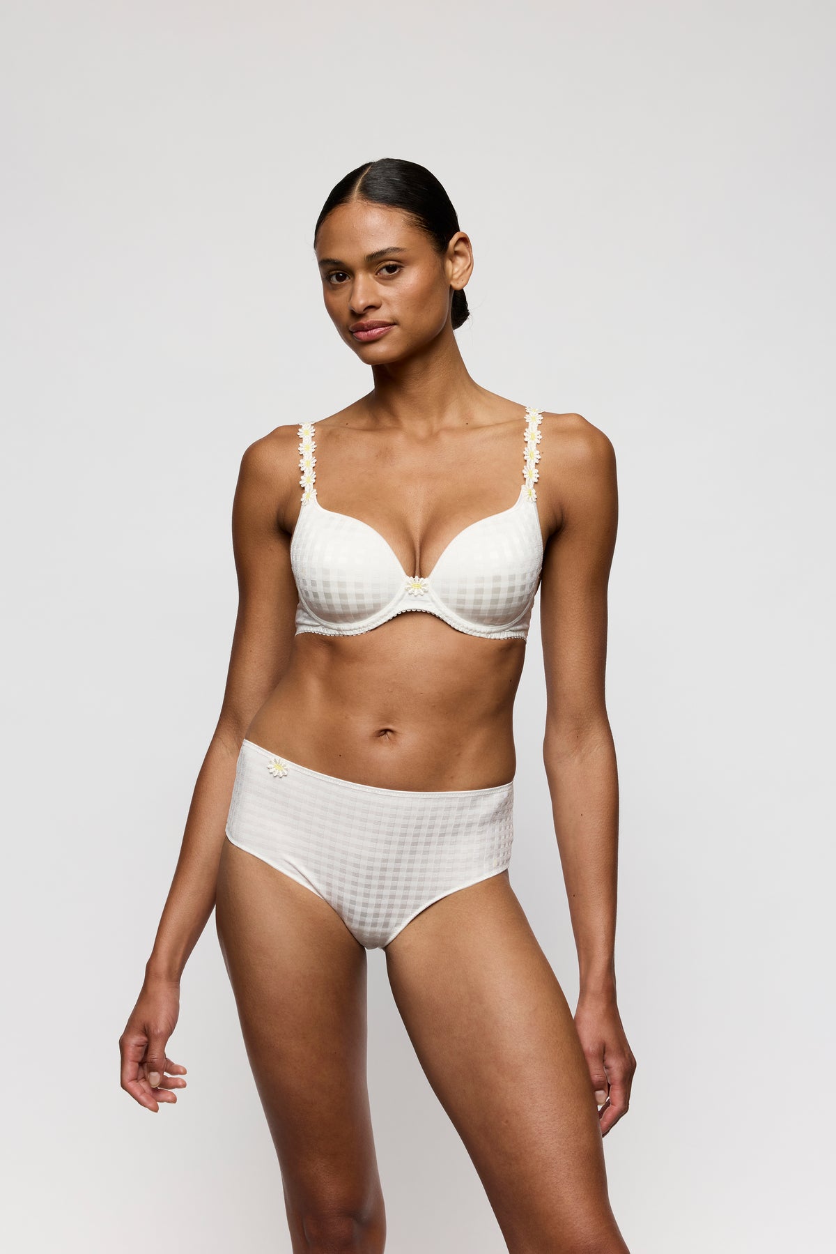 Marie Jo Avero Full Briefs In Ivory Petal