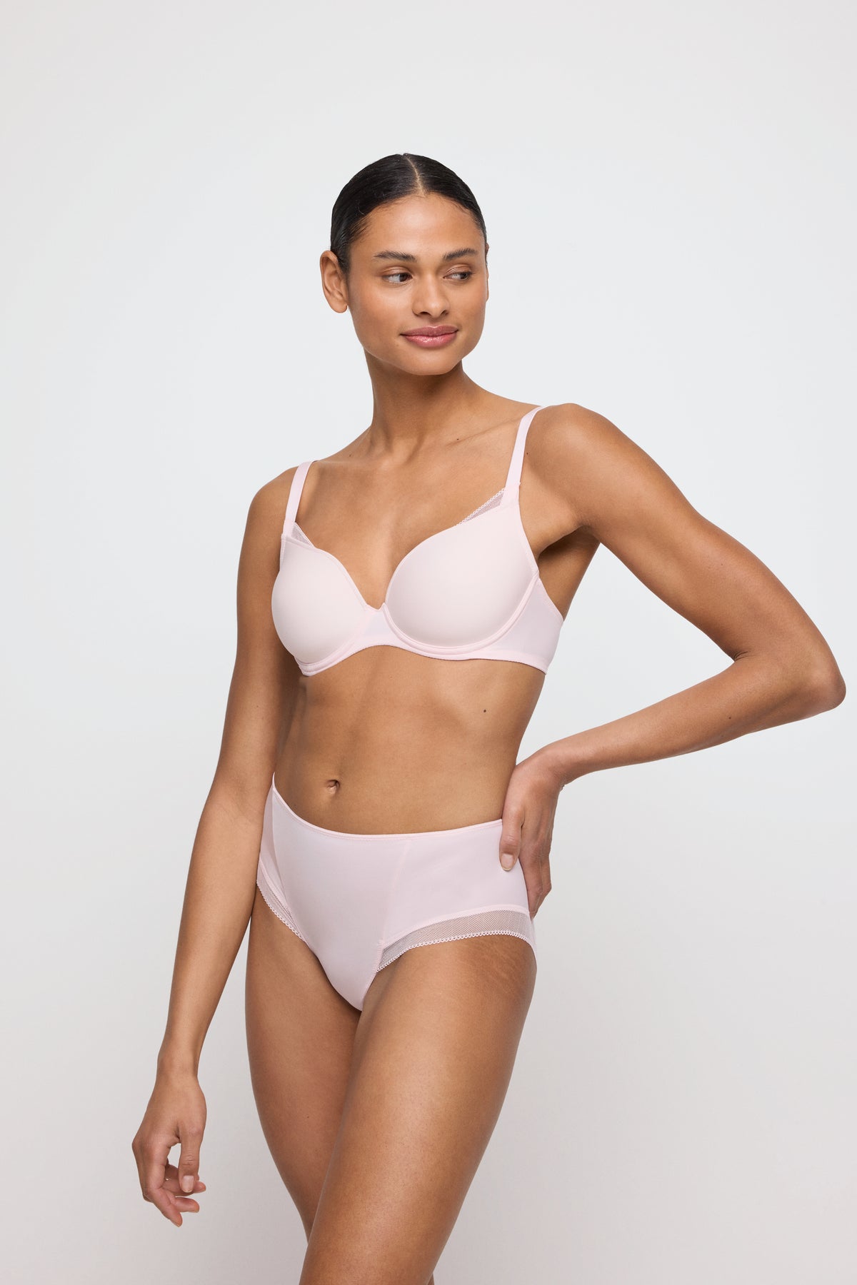 Marie Jo Milao Full Briefs In Pastel Pink