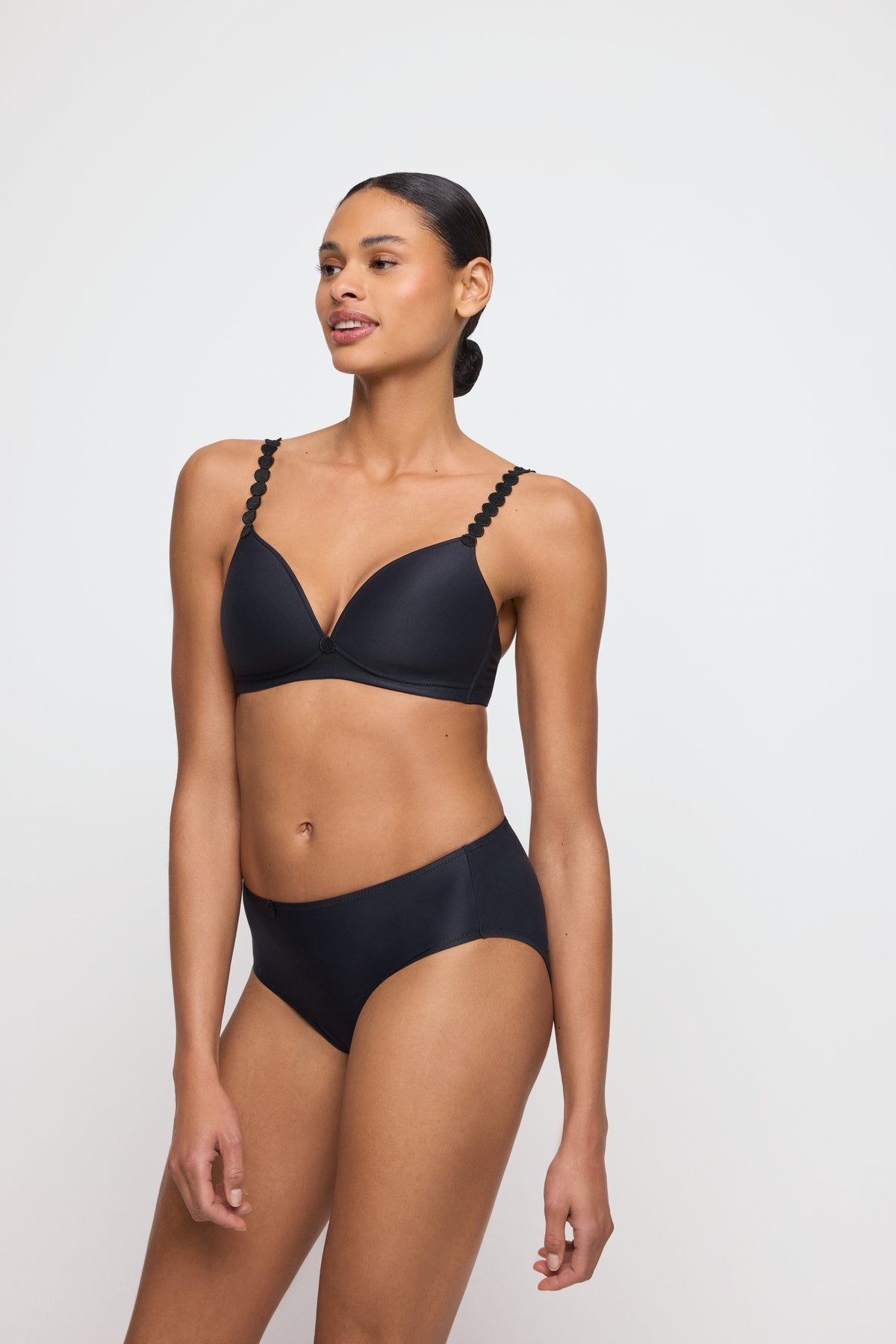 Marie Jo Tom Full Briefs In Charcoal