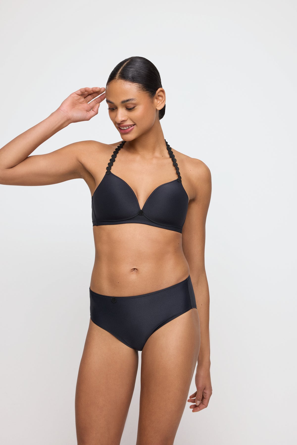 Marie Jo Tom Full Briefs In Charcoal