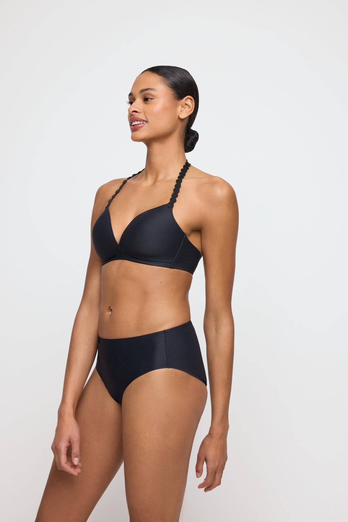 Marie Jo Tom Full Briefs In Charcoal