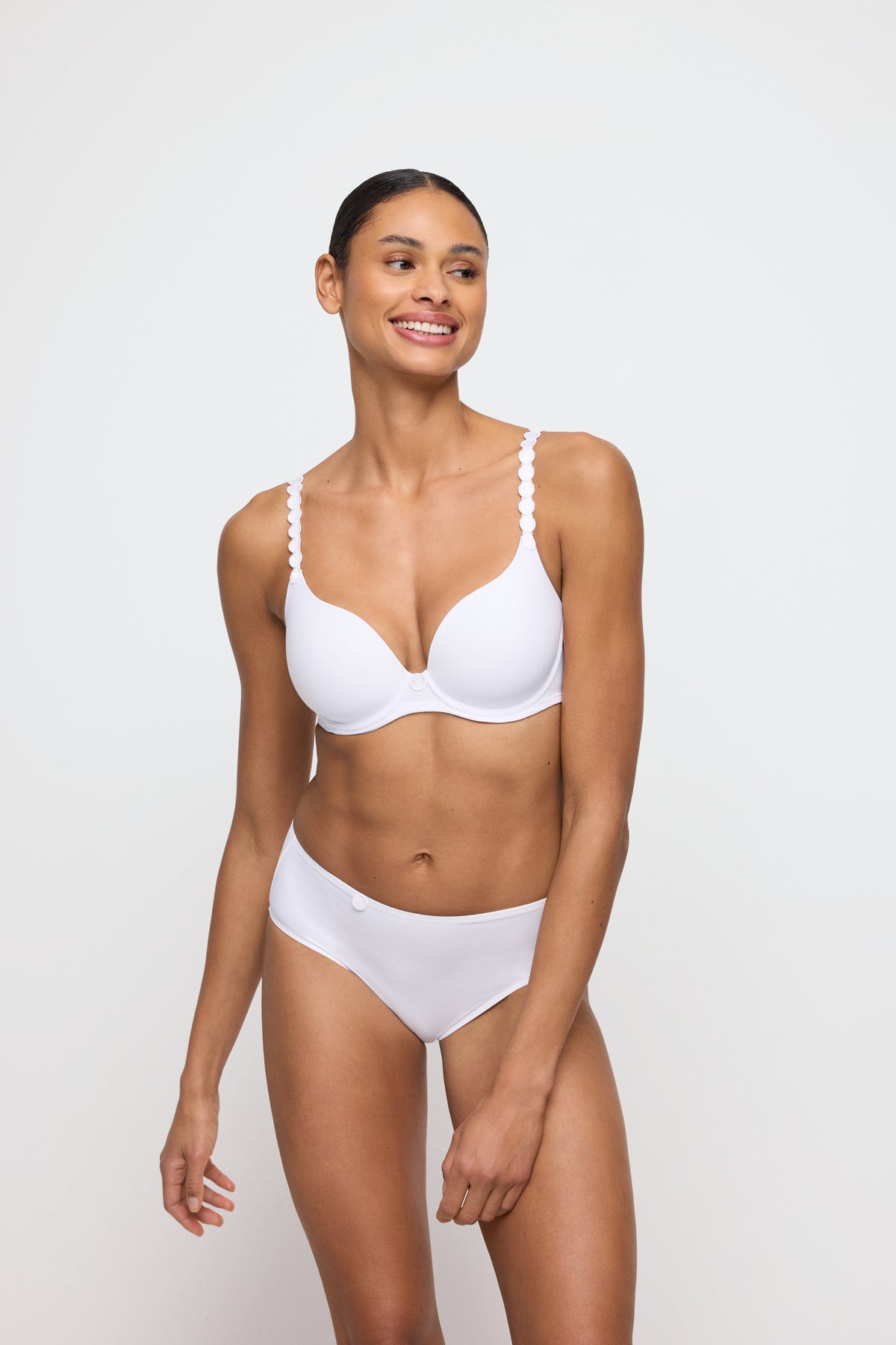 Marie Jo Tom Full Briefs In White