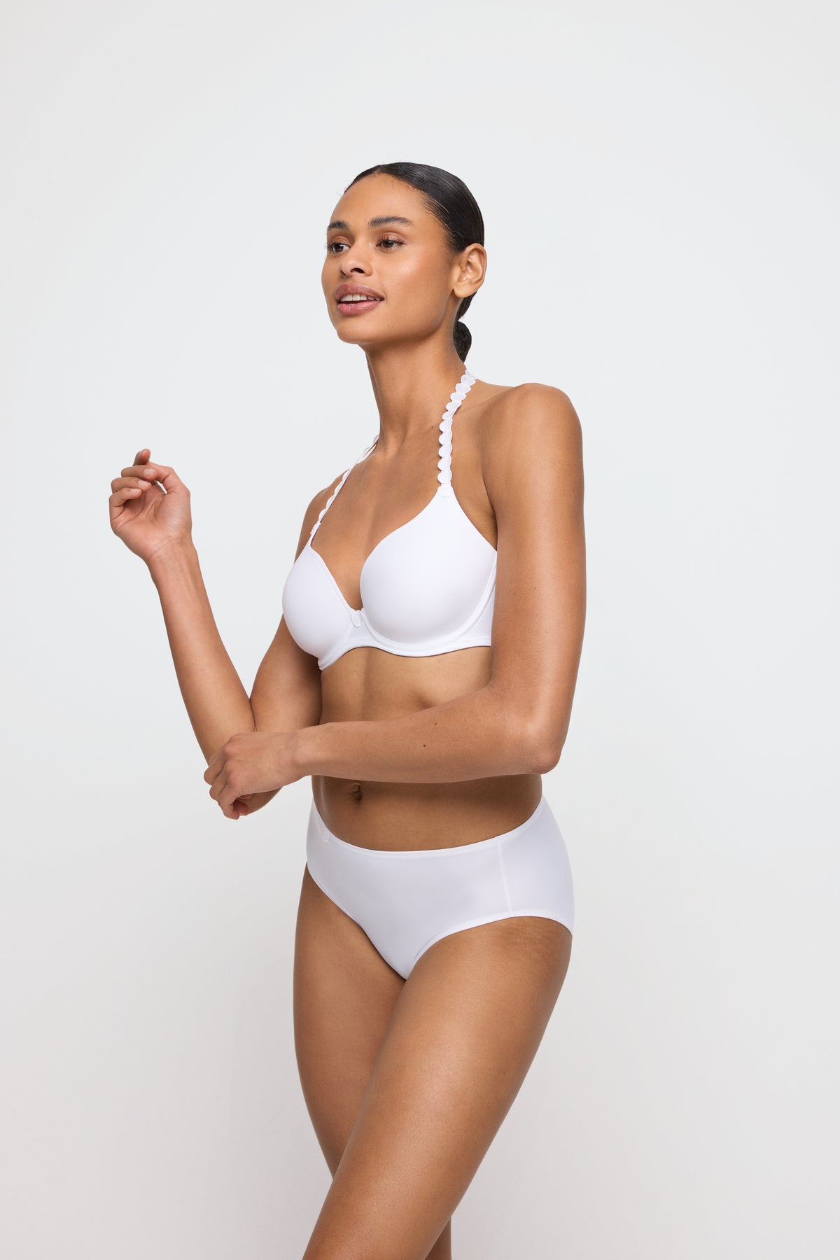 Marie Jo Tom Full Briefs In White