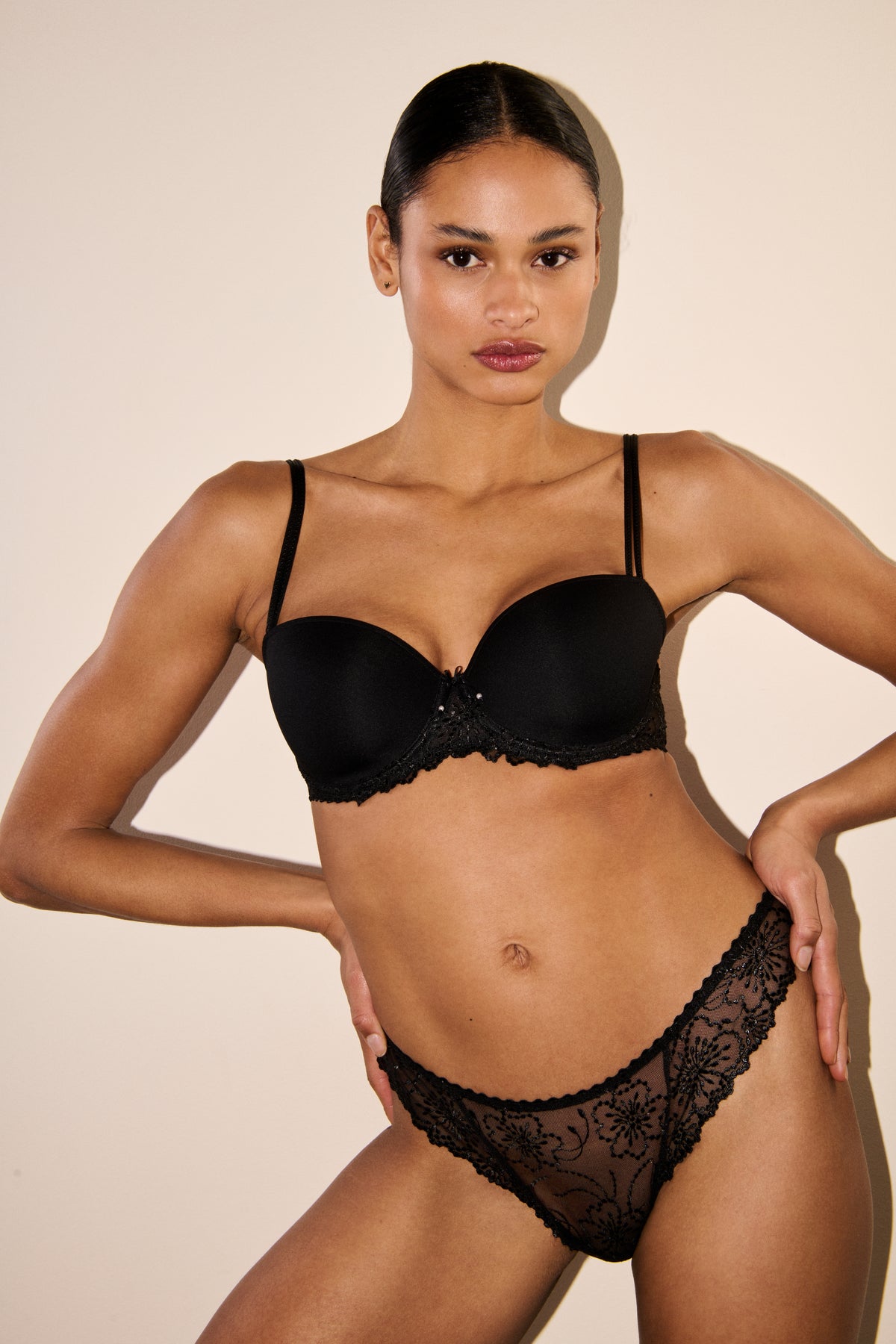 Marie Jo Jane Thong In Black