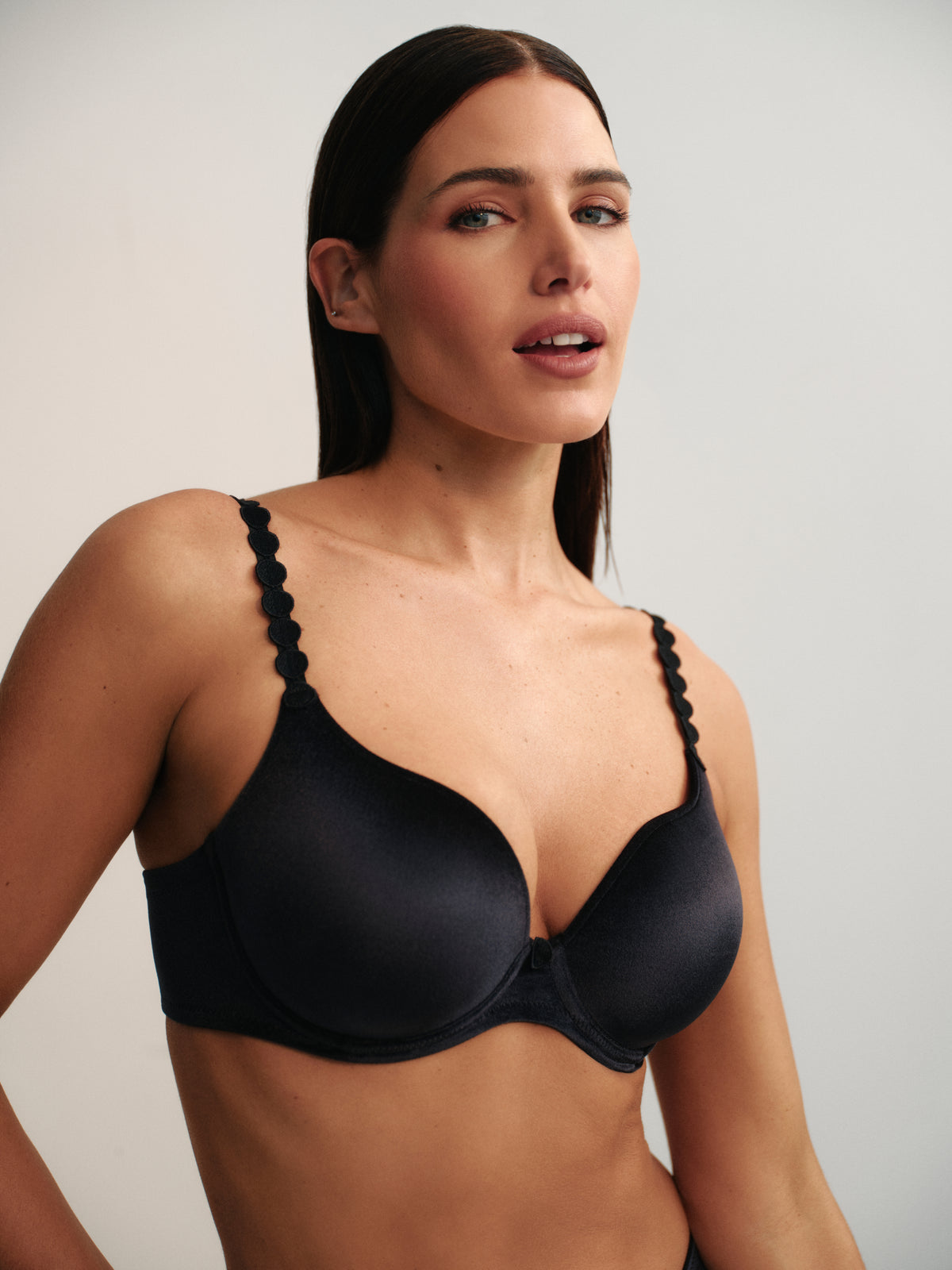 Marie Jo Tom Thong In Black Velvet