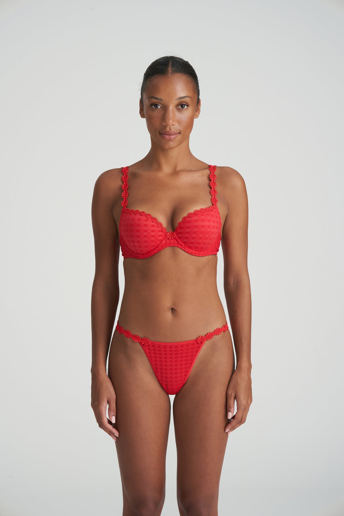 Marie Jo Avero Push-up Bra In Scarlet