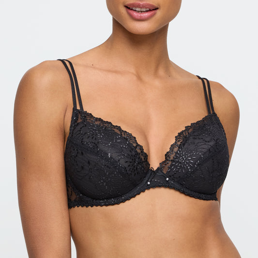 Marie Jo Jane Push-up Bra Removable Pads In Black