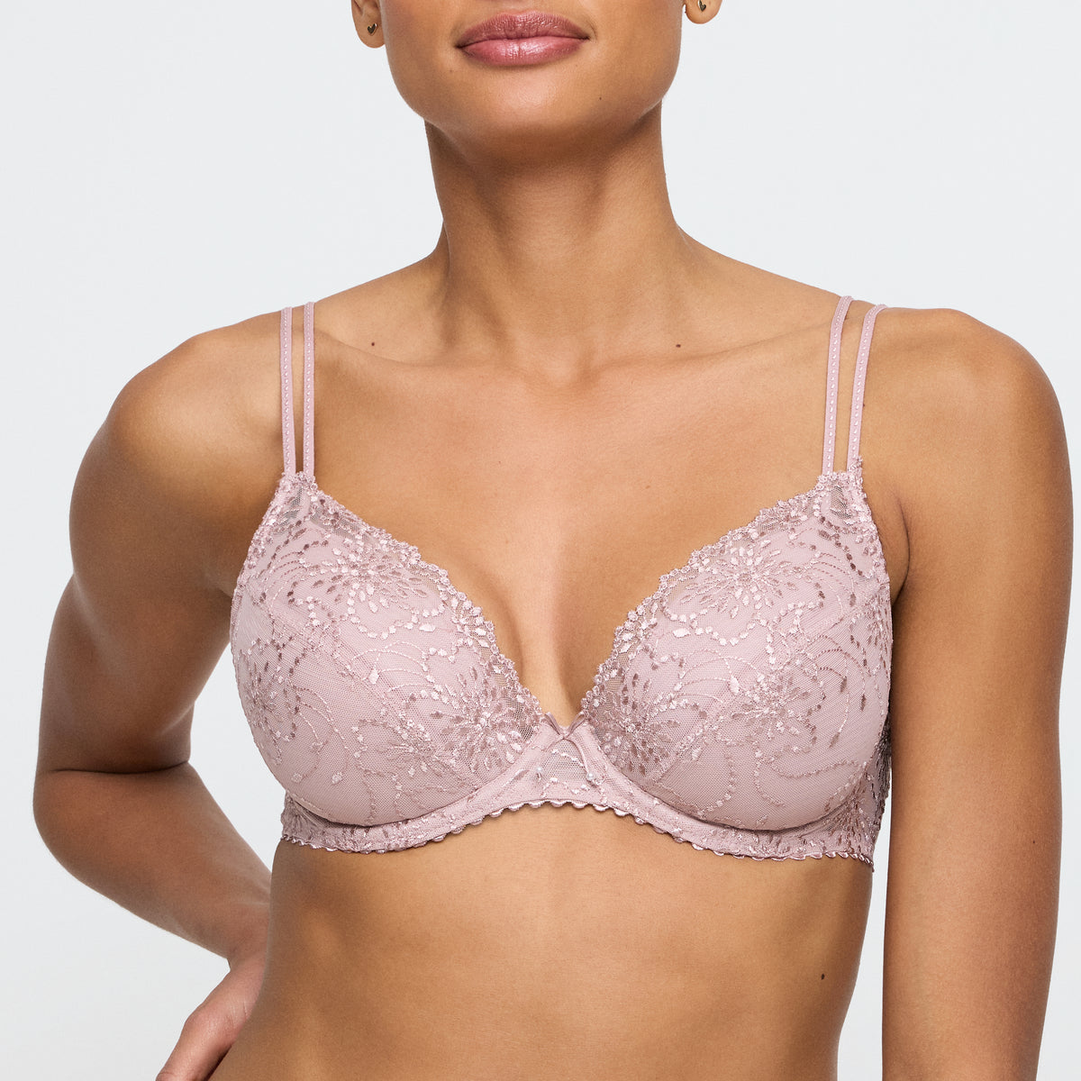 Marie Jo Jane Push-up Bra Removable Pads In Bois De Rose