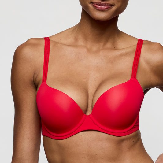 Marie Jo Louie Push-up Bra In True Red