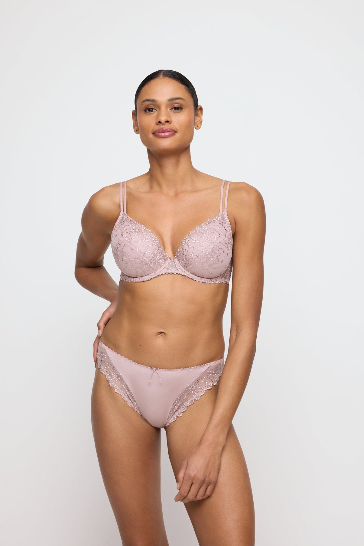 Marie Jo Jane Push-up Bra Removable Pads In Bois De Rose