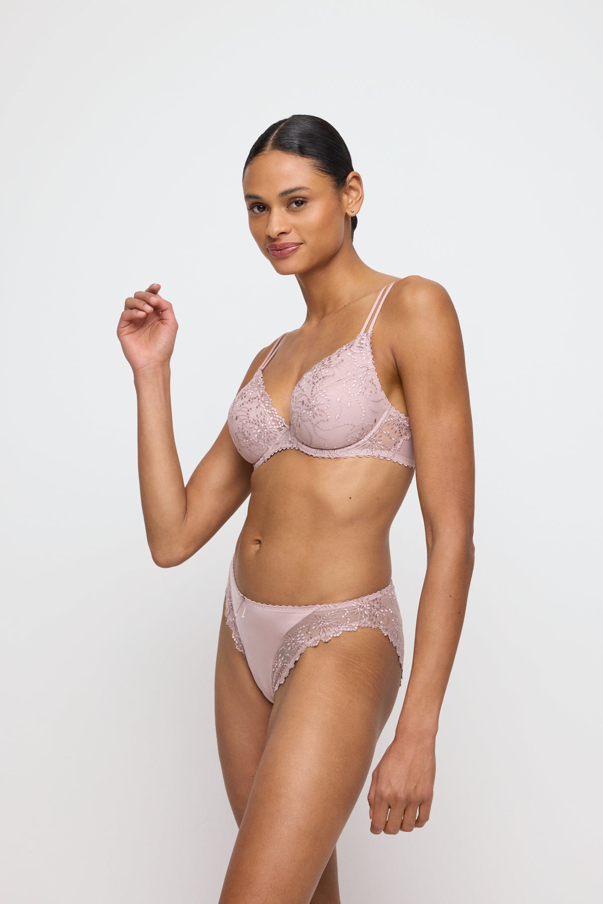 Marie Jo Jane Push-up Bra Removable Pads In Bois De Rose