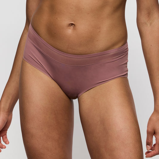 Marie Jo Louie Shorts In Satin Taupe