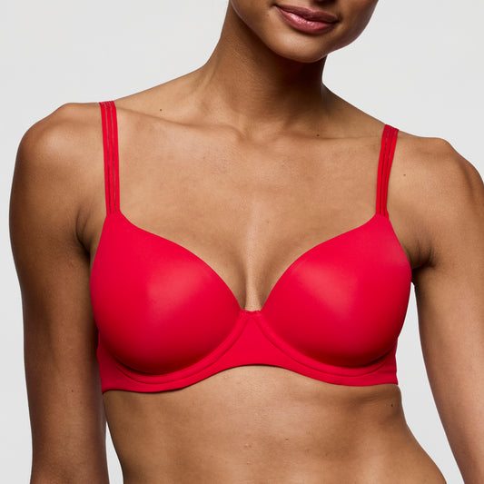 Marie Jo Louie Spacer Full Cup Bra In True Red