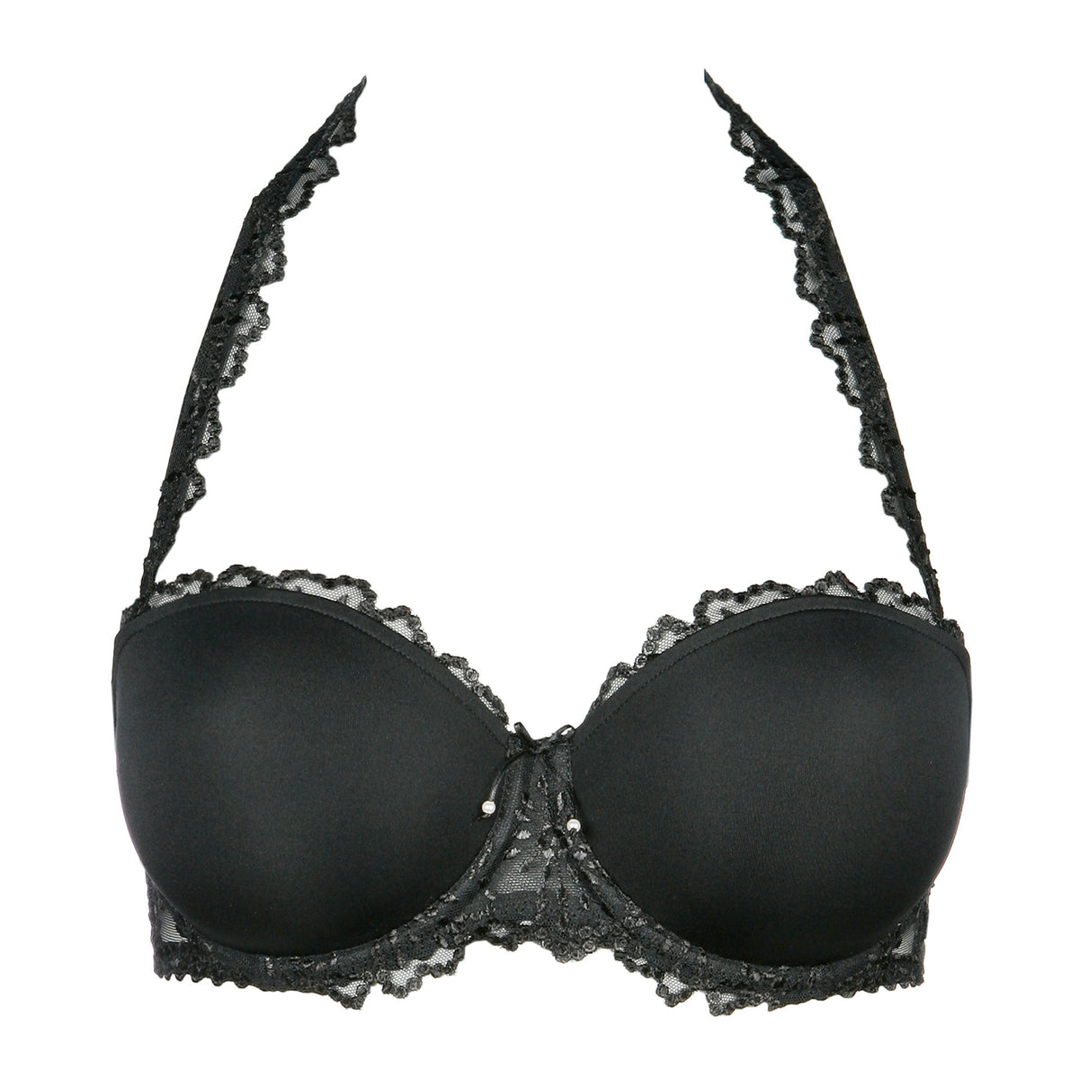 Marie Jo Jane Padded Bra Strapless In Black