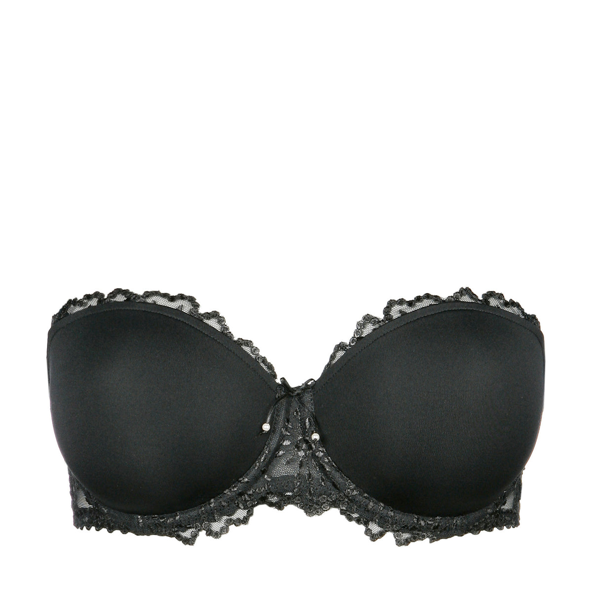 Marie Jo Jane Padded Bra Strapless In Black