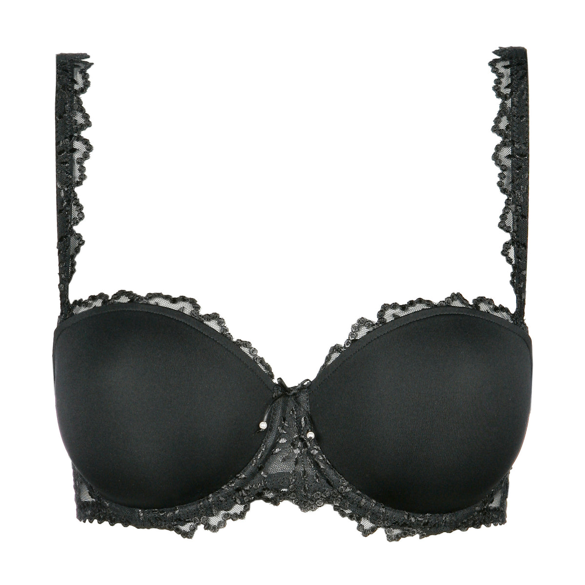 Marie Jo Jane Padded Bra Strapless In Black