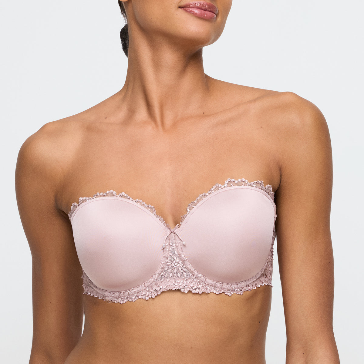 Marie Jo Jane Padded Bra Strapless In Bois De Rose