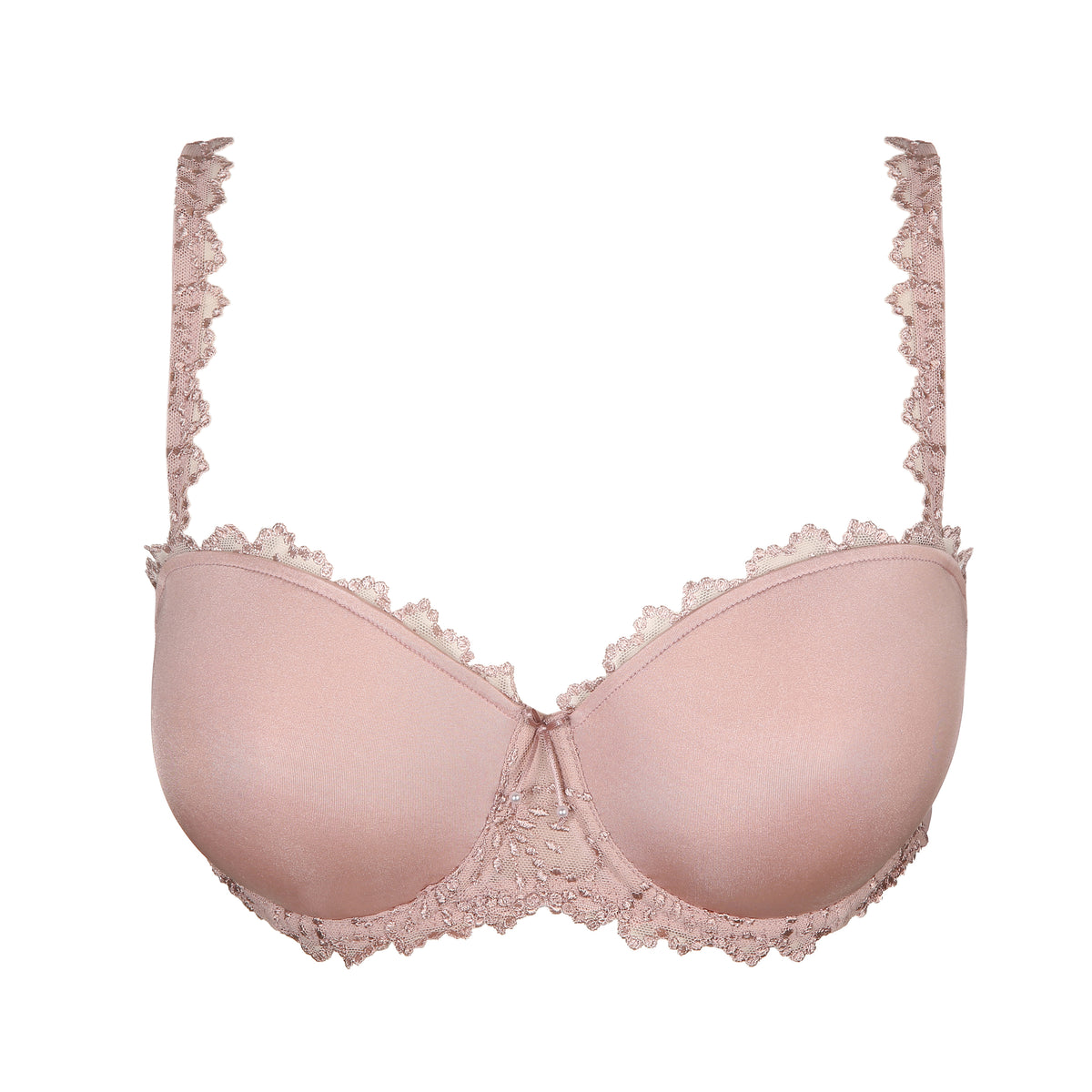 Marie Jo Jane Padded Bra Strapless In Bois De Rose